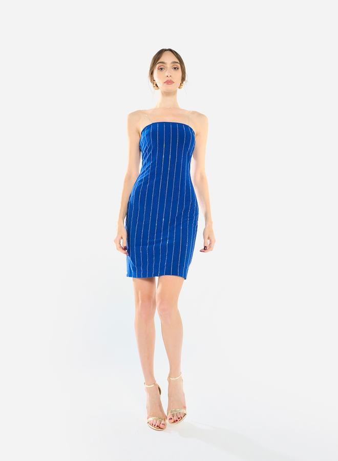 House of Moda Women Embellished Bandeau Mini Dress - Image 1